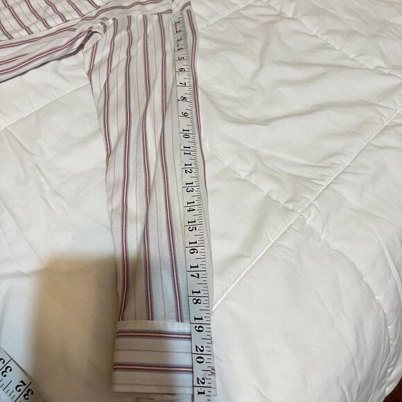 Loft striped womens button down blouse patriotic colors(SALE) - Picture 8 of 14